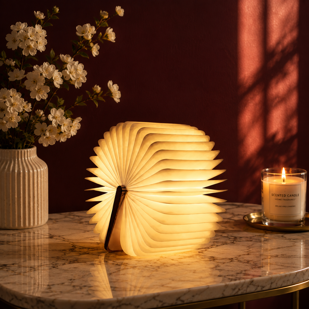LED Book-Shaped Night Lamp