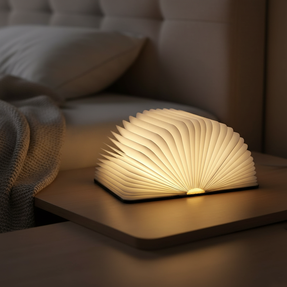 LED Book-Shaped Night Lamp