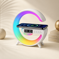 3-in-1 Smart Sunrise Alarm Clock with Bluetooth Speaker & Wireless Charger