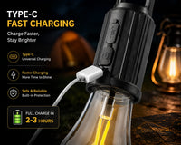 Portable LED Camping Lantern – Rechargeable Hanging Light