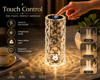 Crystal Diamond LED Ambient Table Lamp