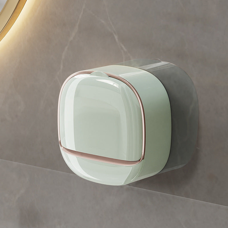Premium Wall-Mounted Soap Box – Luxury Self-Draining Soap Dish