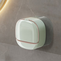 Premium Wall-Mounted Soap Box – Luxury Self-Draining Soap Dish