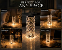 Crystal Diamond LED Ambient Table Lamp