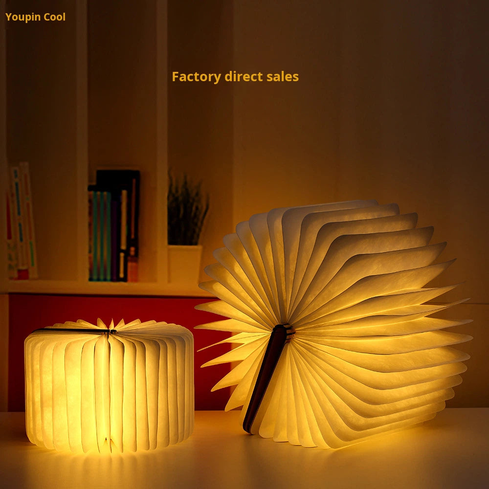 LED Book-Shaped Night Lamp