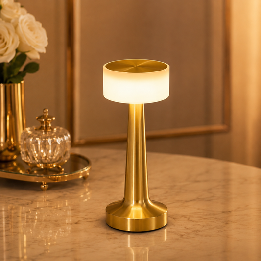 Luxury LED Rechargeable Table Lamp – Touch Control