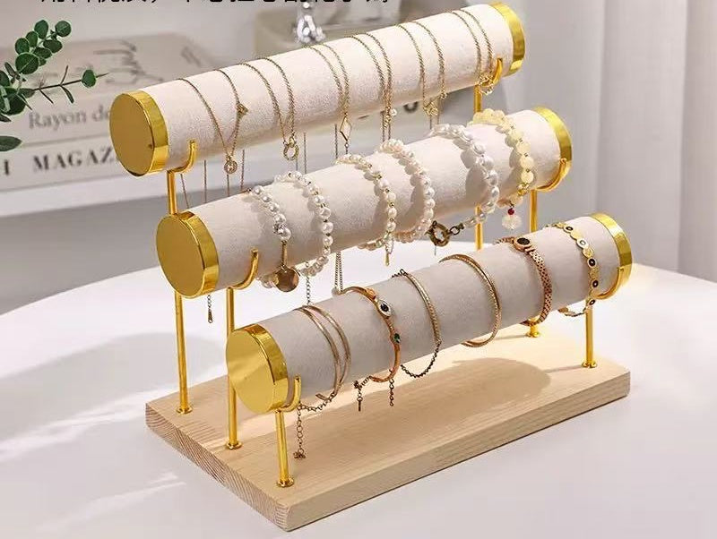 Luxury 3-Tier Jewelry & Accessory Display Stand