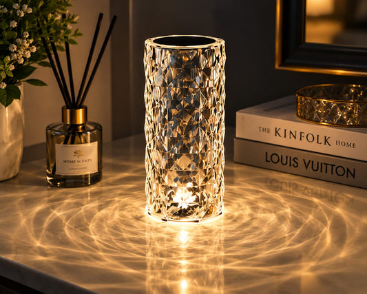 Crystal Diamond LED Ambient Table Lamp