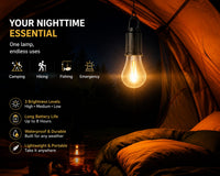 Portable LED Camping Lantern – Rechargeable Hanging Light