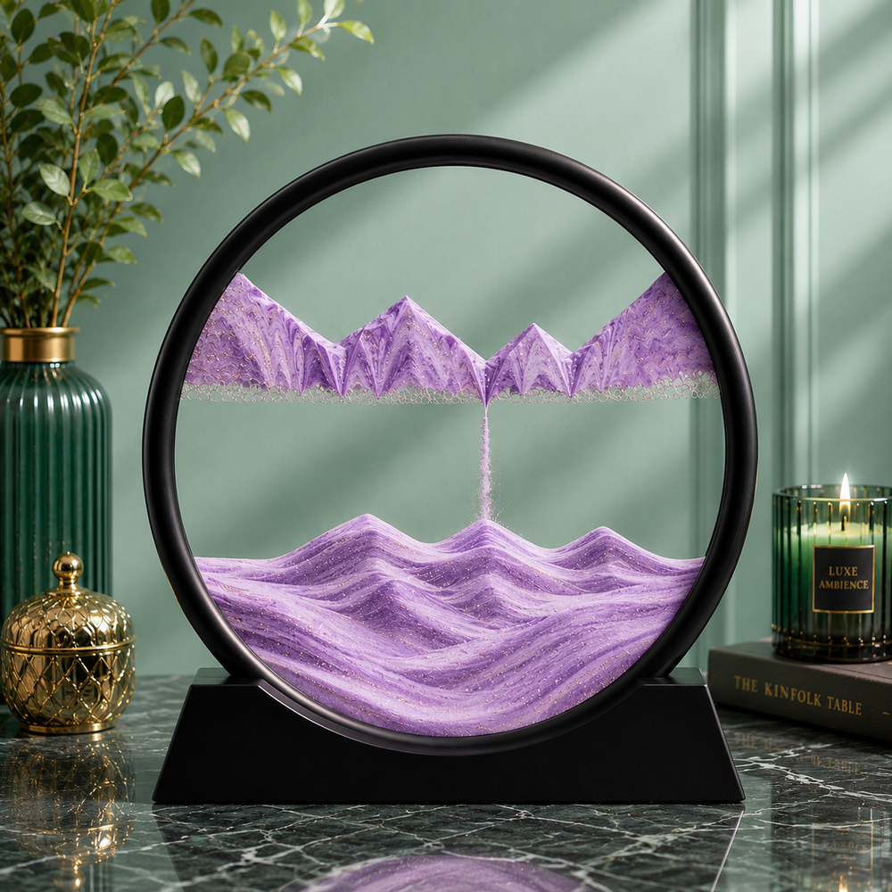3D Sand Art Landscape Lamp