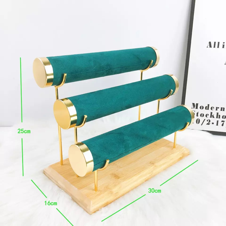 Luxury 3-Tier Jewelry & Accessory Display Stand