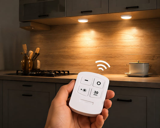 LumiCore SmartGlow Wireless Puck Lights