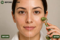 Jade Facial Roller & Gua Sha Set