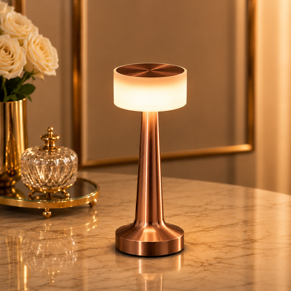 Luxury LED Rechargeable Table Lamp – Touch Control