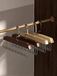 8-Hook Wave Belt & Tie Organizer