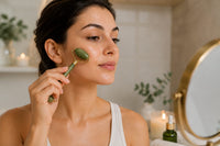 Jade Facial Roller & Gua Sha Set