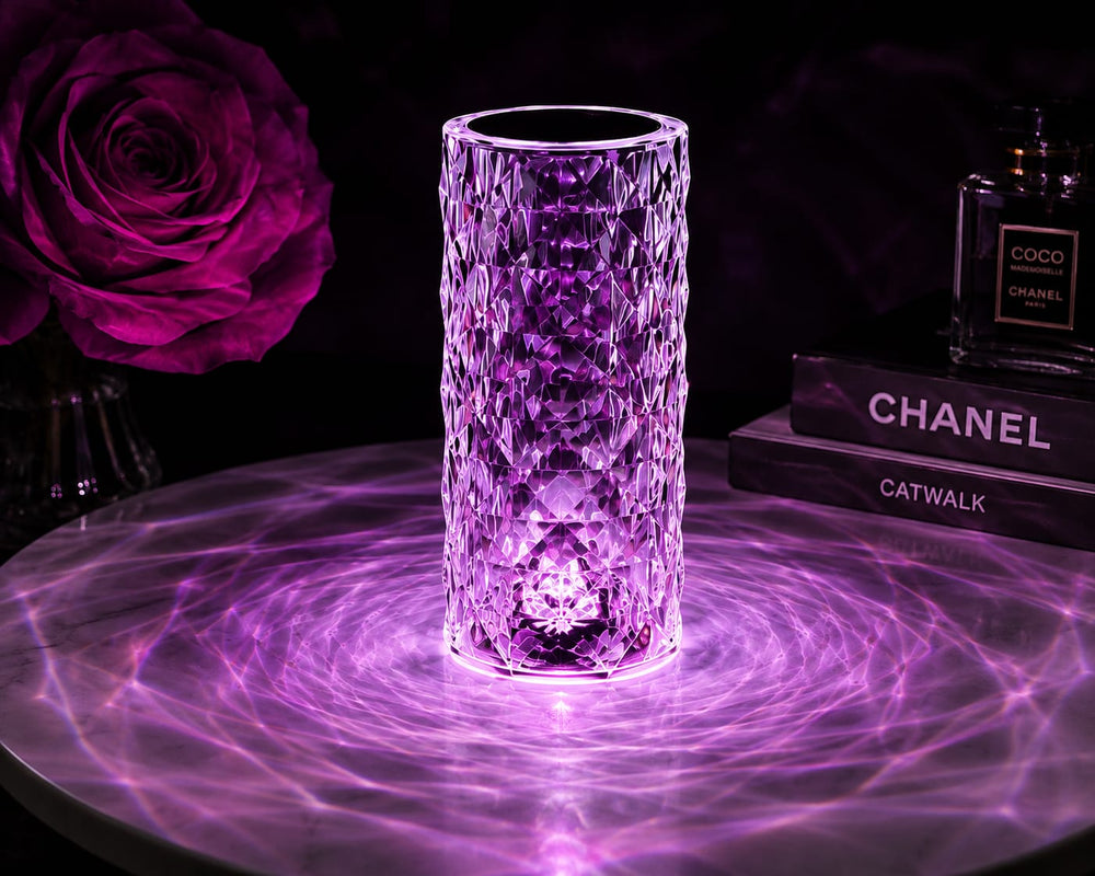 Crystal Diamond LED Ambient Table Lamp