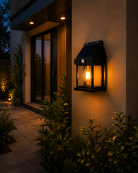 Solar Motion Sensor Wall Light