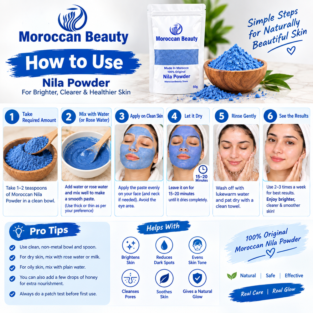 Moroccan Beauty 100% Original Nila Powder – 50g